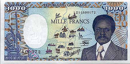 CFAフラン (BEAC)(表)