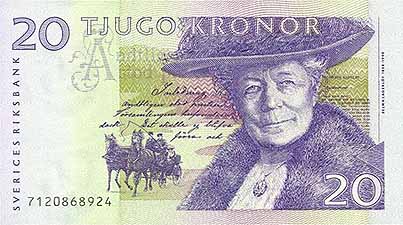 スウェーデン・クローナ(表)