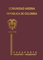 コロンビア・ペソパスポート