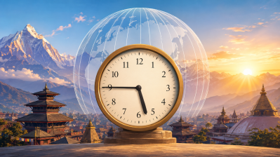ネパールの時差はなぜ5時間45分？UTC+5:45になる仕組み