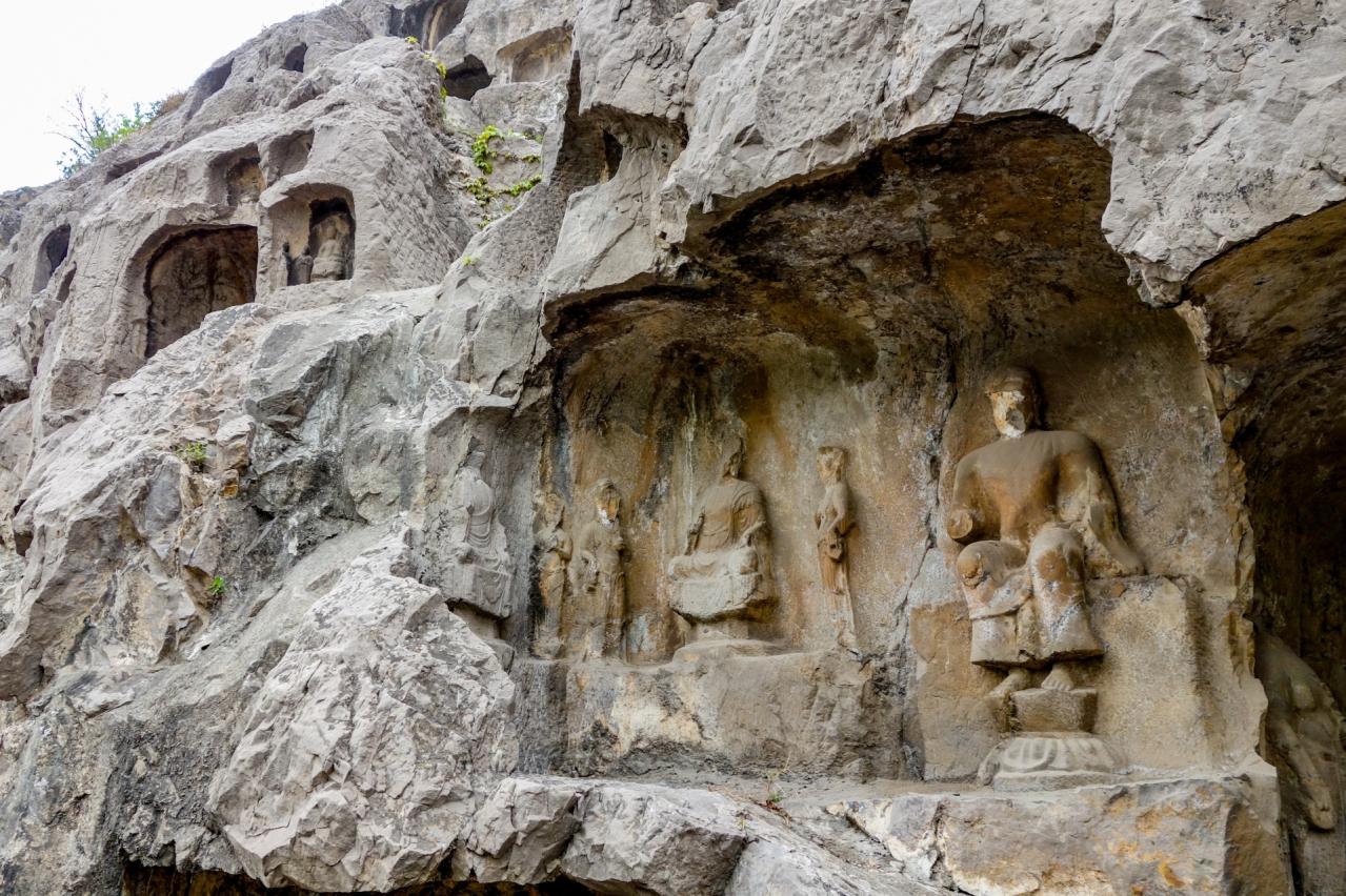 中国 河南省 洛陽 龍門石窟の美しい風景