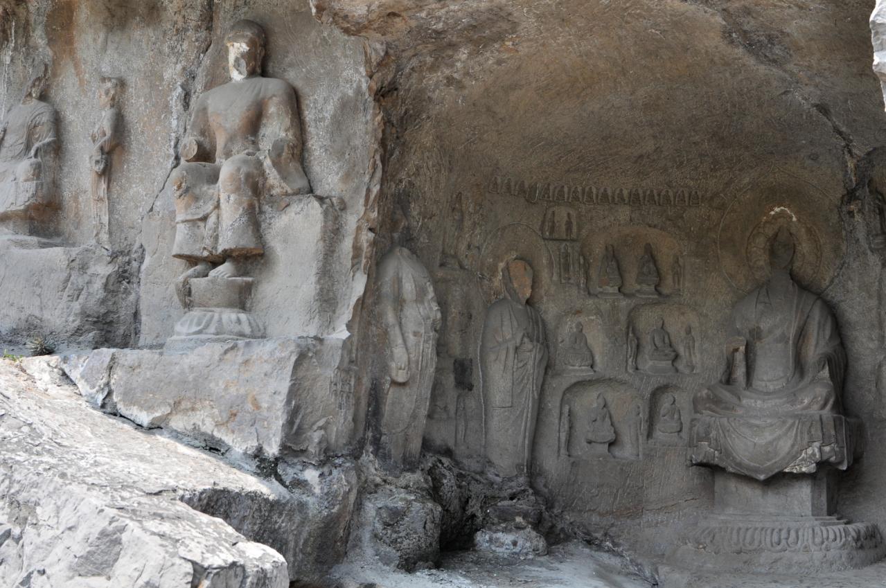 中国 河南省 洛陽 龍門石窟の美しい風景