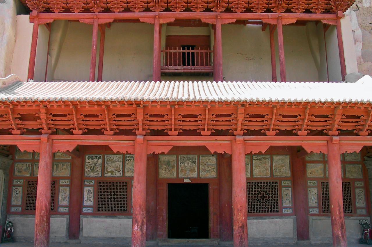 中国 敦煌 莫高窟 九層閣